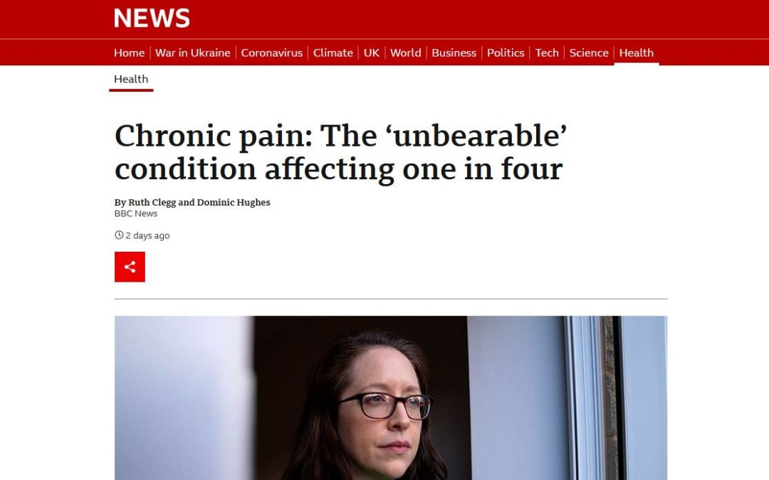 Chronic pain: The ‘unbearable’ condition affecting one in four